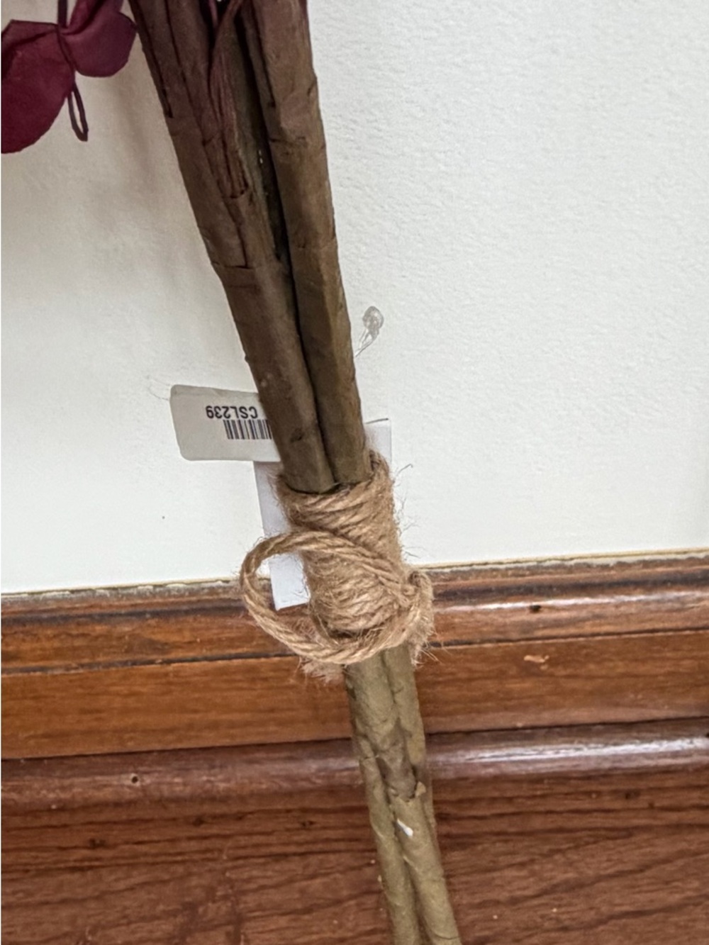 Lot of 7 (Seven) Decorative Floral Stems - Burgundy Branches - Home Accents - Picture 4 of 4